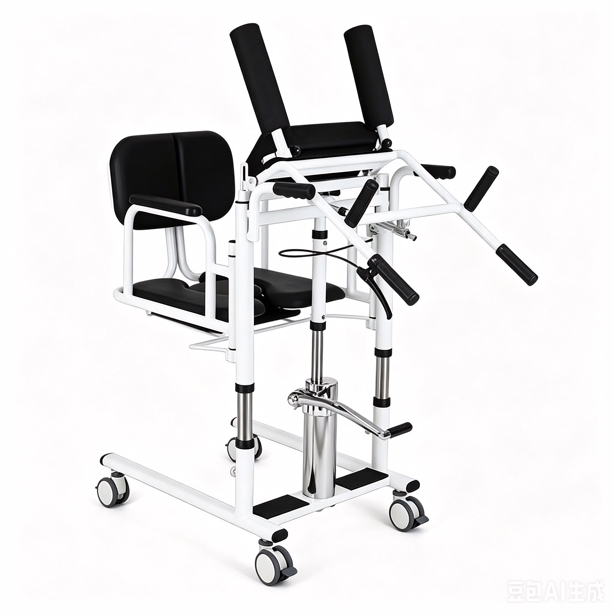 Transfer chair — black
